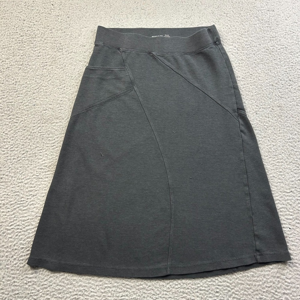 Toad&Co Women's Gray Flexcel Sascha Knit A-Line Active Travel Skirt Size Small